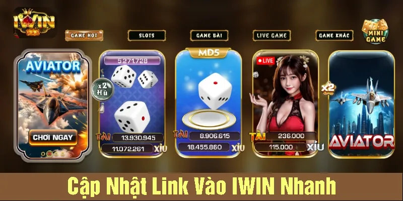 Cập nhật link vào IWIN nhanh