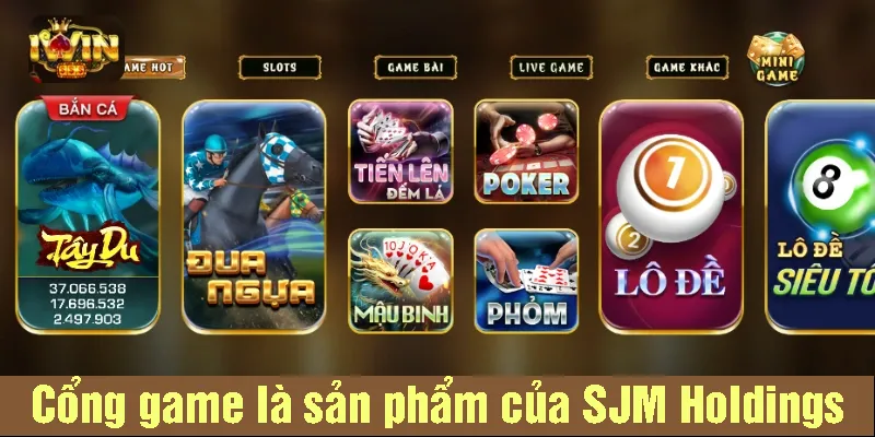 Cổng game là sản phẩm của SJM Holdings